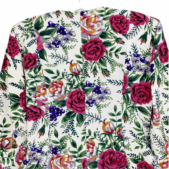 Vintage Floral Blazer by Breakin’ Loose- Made in the USA - Picture 10 of 16